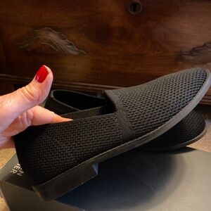 Eileen Fisher Demi-ST Black Stretch Shoe. 8 EUC